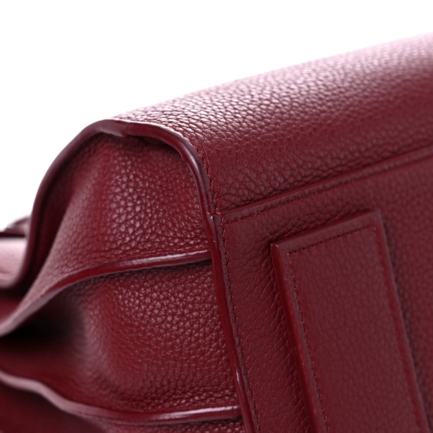 Saint Laurent Grained Calfskin Small Supple Sac De Jour Dark Pallisandre 12 of 17