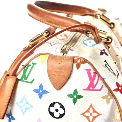Louis Vuitton Monogram Multicolor Speedy 30 White 6 of 10