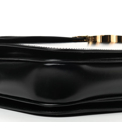 Celine Shiny Calfskin Medium Triomphe Black 9 of 11
