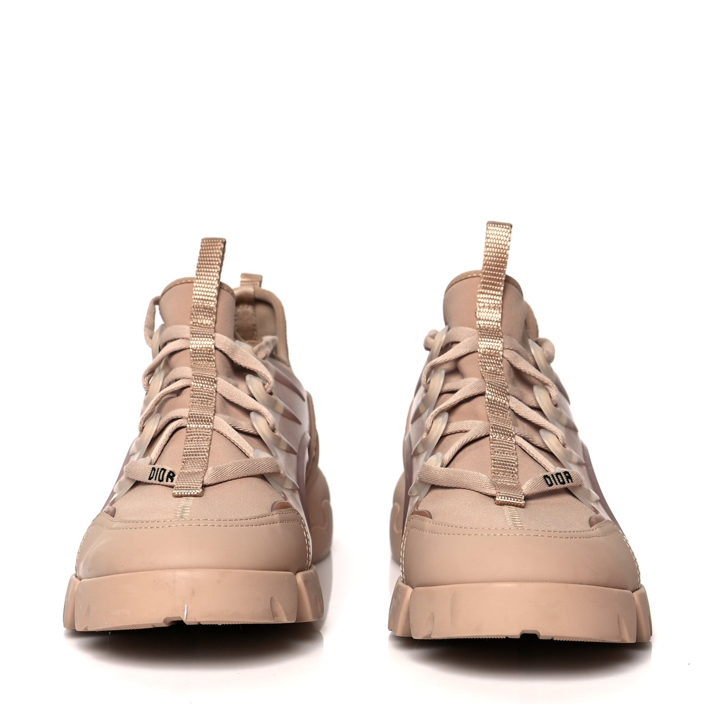 Neoprene Rubber Womens D-Connect Sneakers 38 Nude