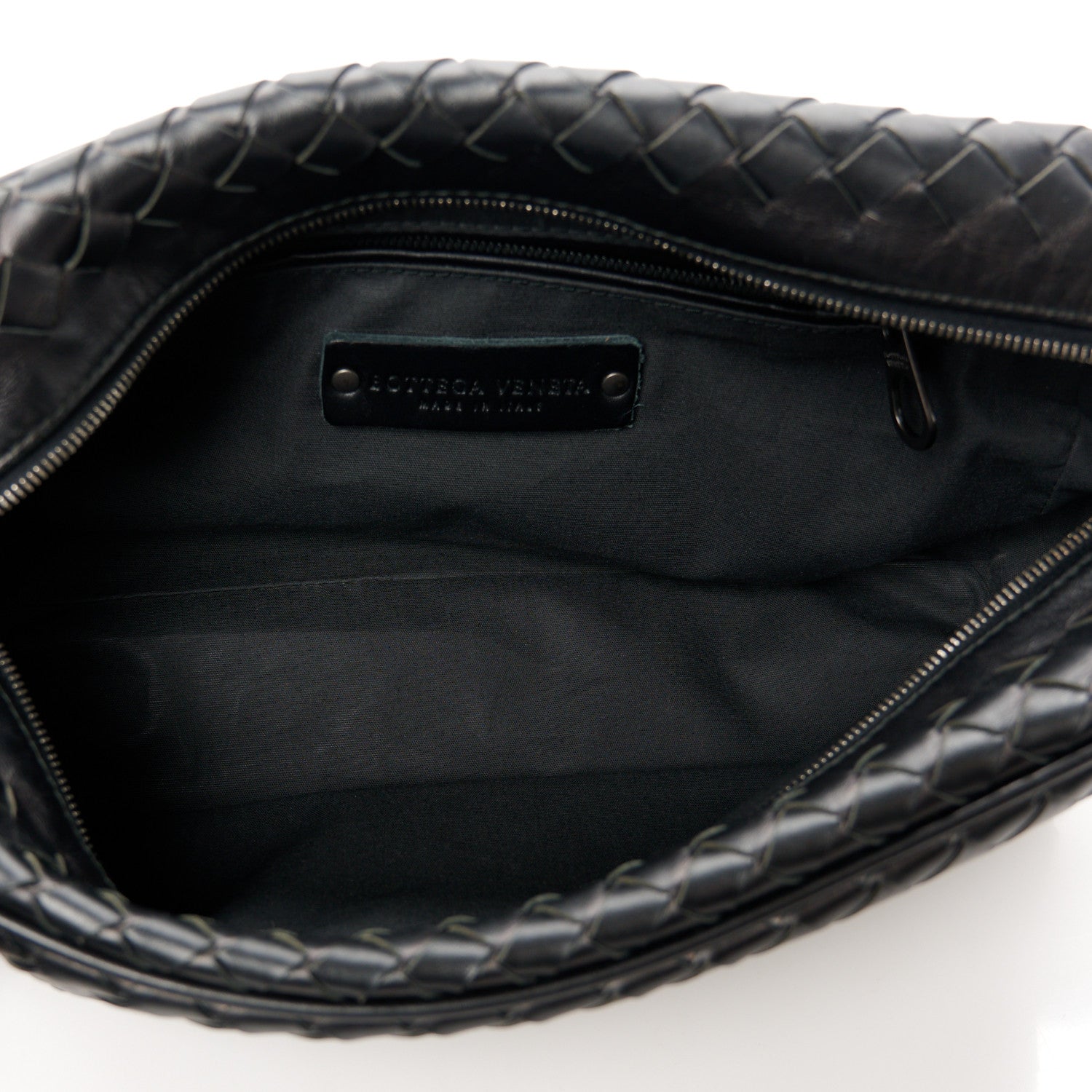 Bottega Veneta Nappa Intrecciato Travel Pouch Clutch Black 5 of 11