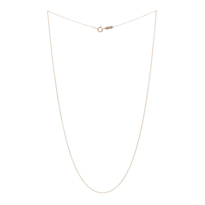 Tiffany 18K Rose Gold Chain Necklace 18" 2 of 4