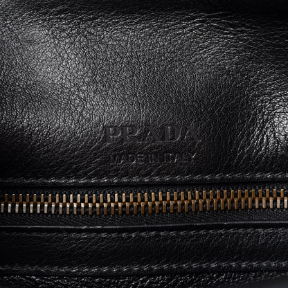 Prada Vitello Crossbody Bag Black 7 of 10