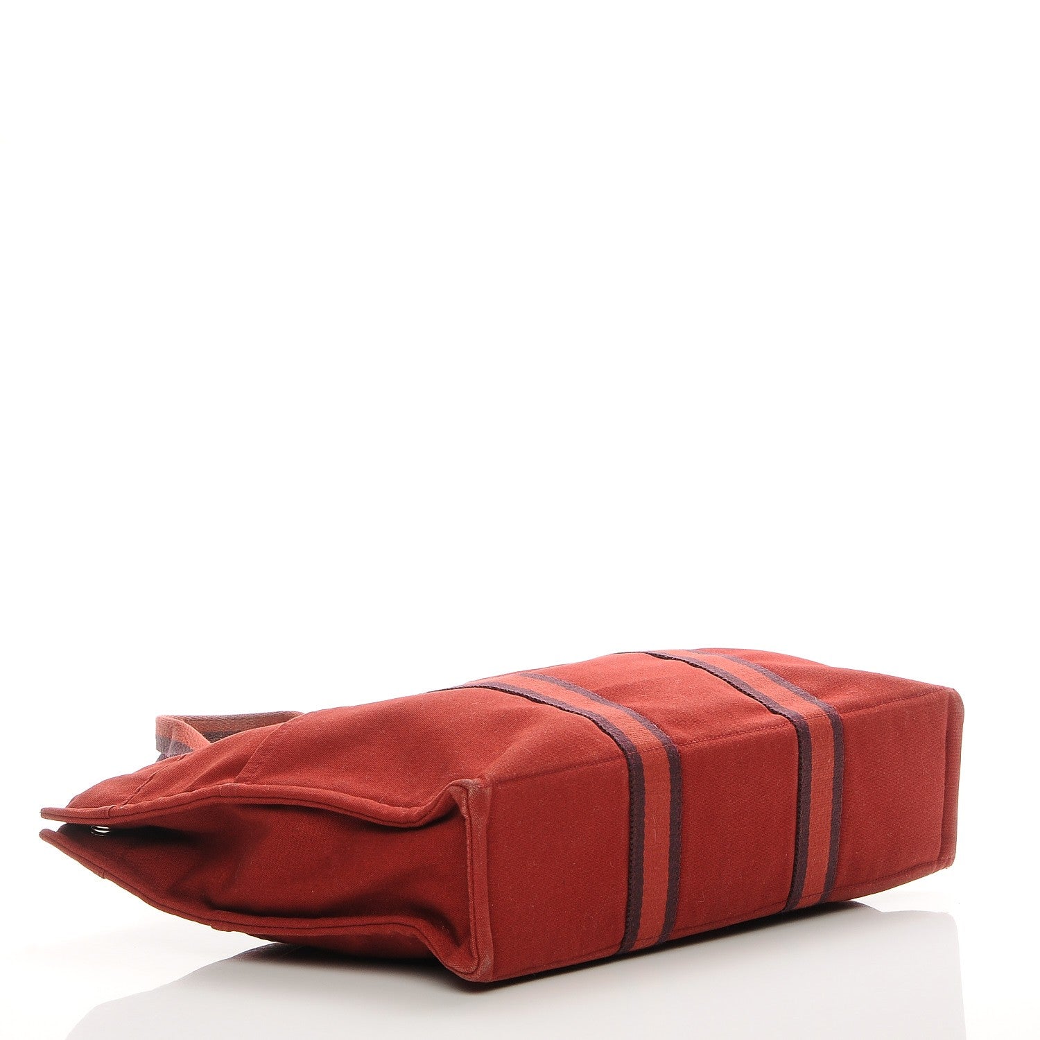 Hermes Canvas Fourre Tout MM Rouge 4 of 11