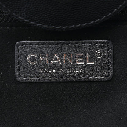 Chanel Caviar Medium Studded Deauville Tote Black 6 of 10