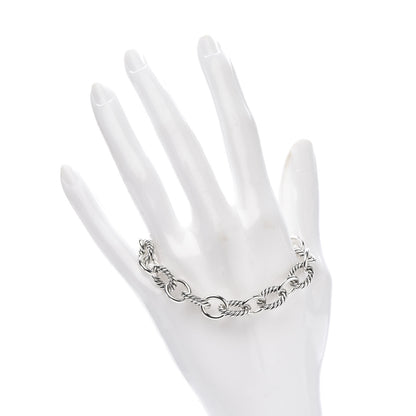 David Yurman Sterling Silver 10mm Medium Oval Link Bracelet 2 of 4