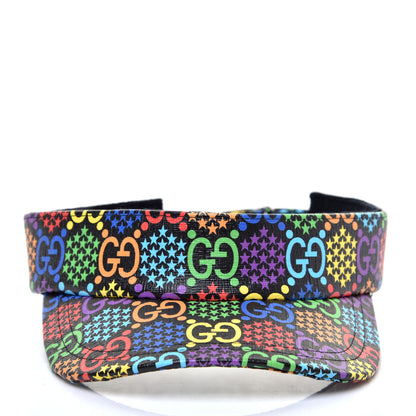 Gucci GG Supreme Monogram Psychedelic Izzy Visor L Black Multicolor 3 of 8