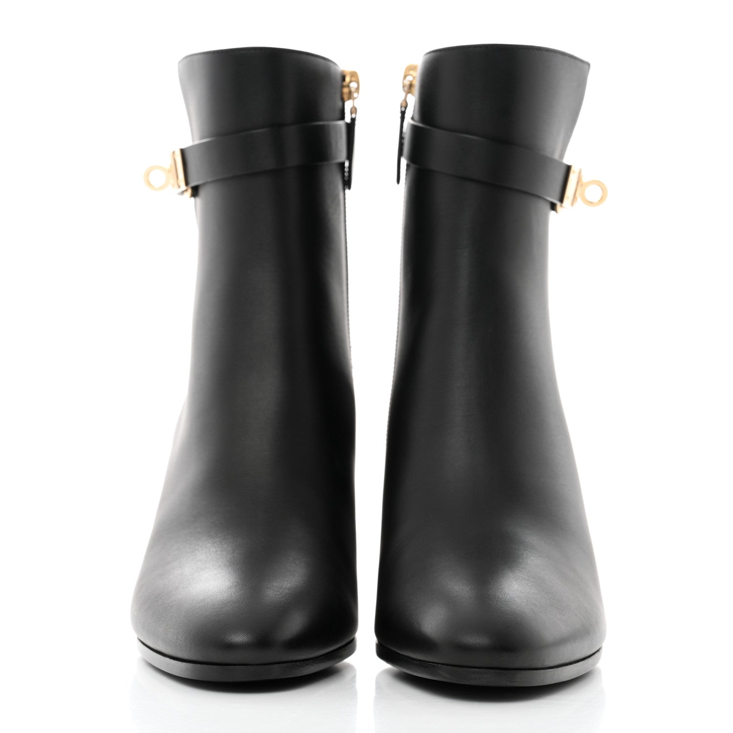 Hermes Calfskin Saint Germain Ankle Boots 38 Black 2 of 9