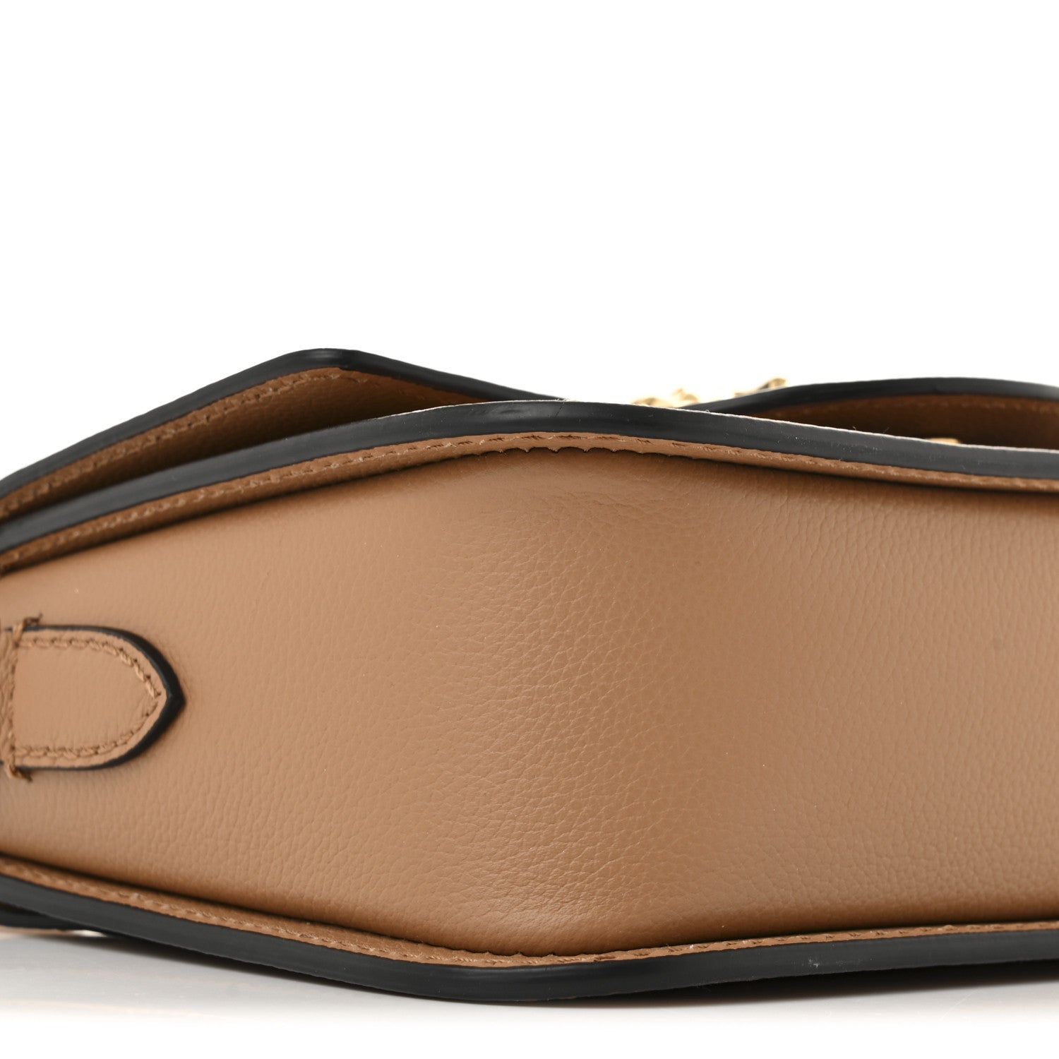 Versace Grained Calfskin La Medusa Flap Shoulder Bag Brown 8 of 10