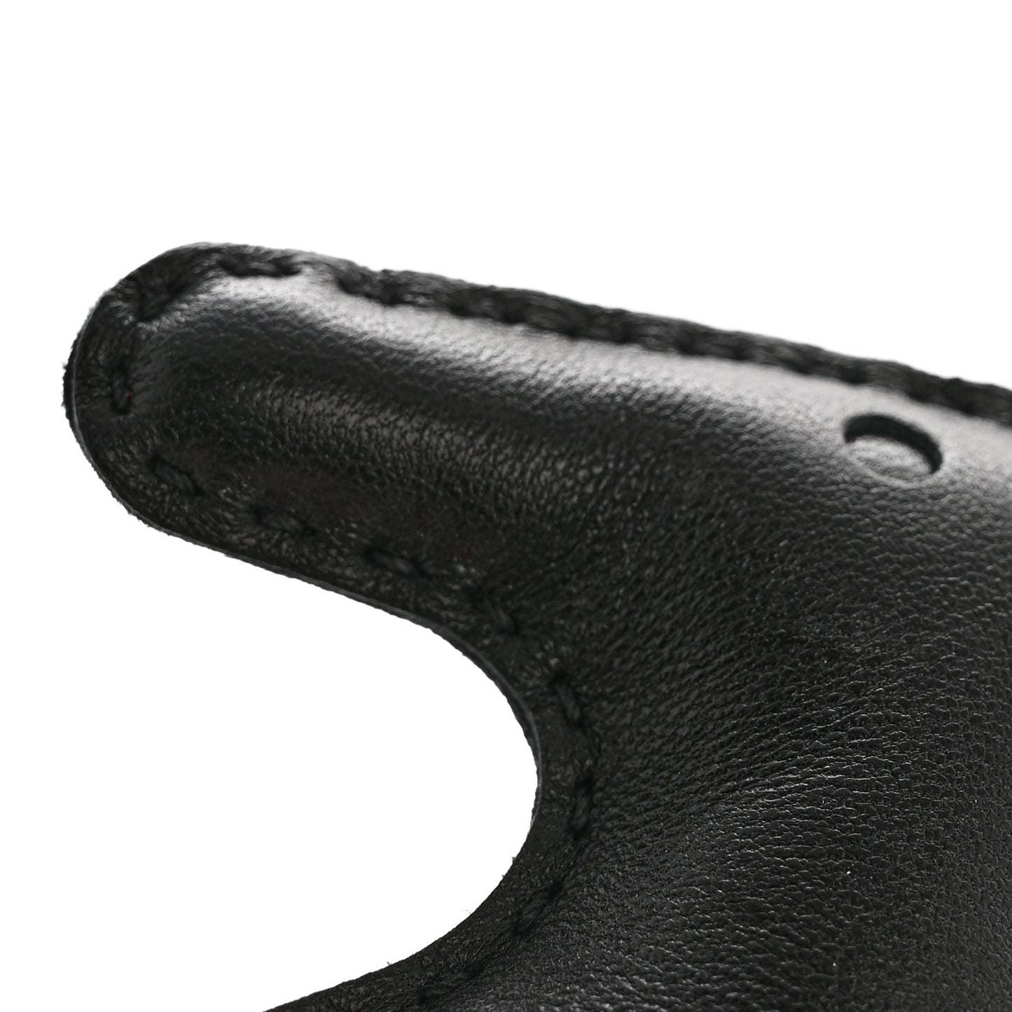 Milo Lambskin Grigri Rodeo Horse Bag Charm MM So Black