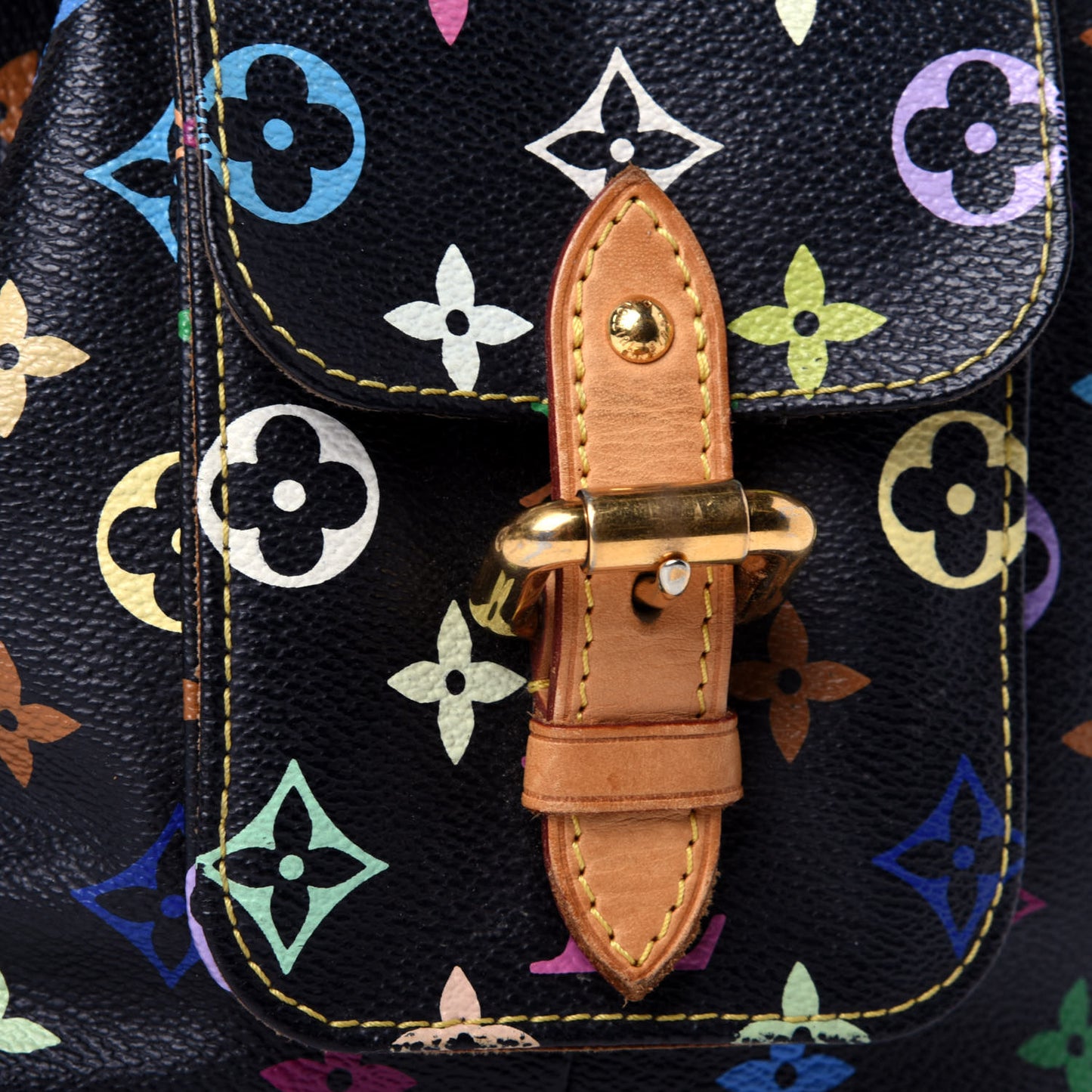 Monogram Multicolor Petit Noe Black