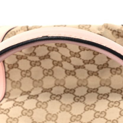 Gucci Monogram Medium D Gold Tote Bag Pink 11 of 12