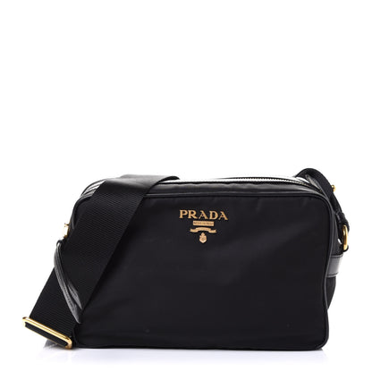 Prada Tessuto Nylon Soft Calf Camera Bag Black 1 of 4