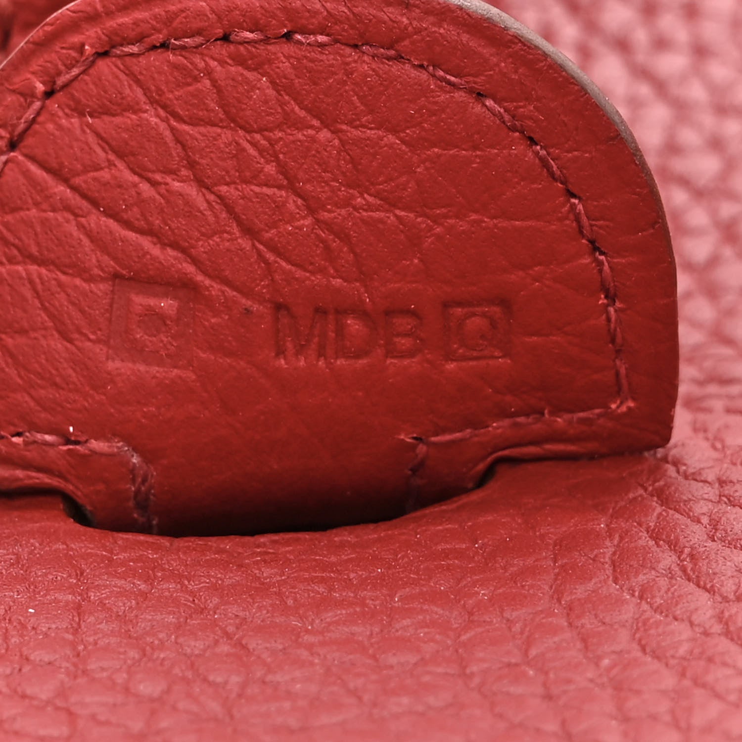 Hermes Taurillon Clemence Evelyne III PM Rouge Garance 7 of 13