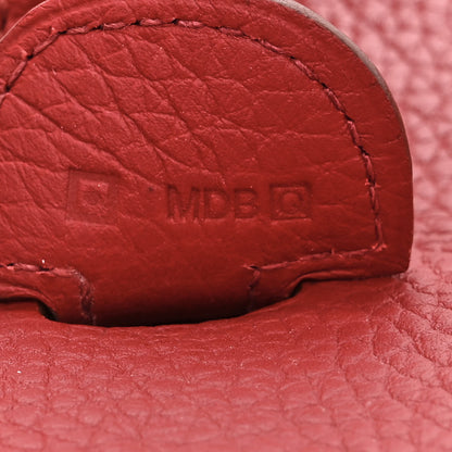 Hermes Taurillon Clemence Evelyne III PM Rouge Garance 7 of 13