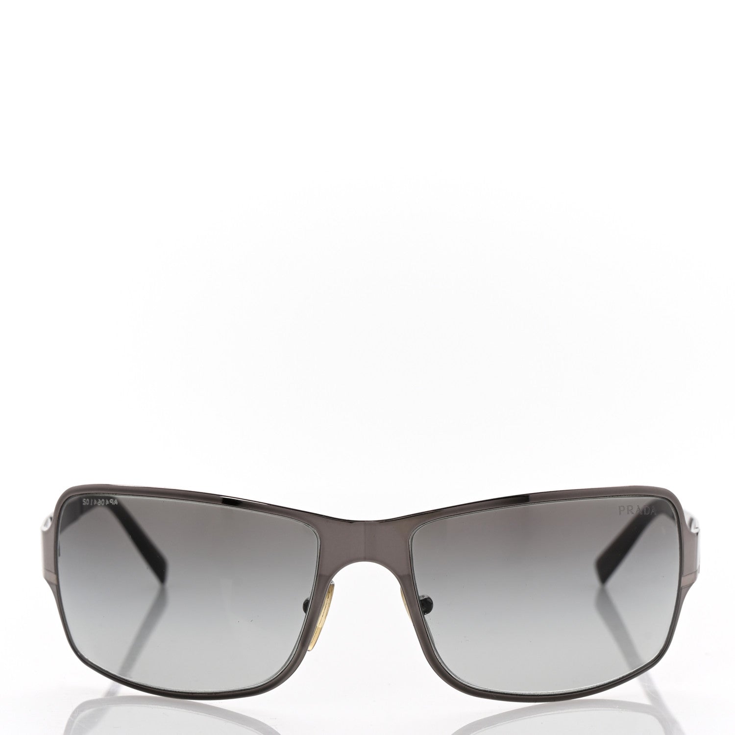 Prada Metal Sunglasses SPR 60F Grey 2 of 7