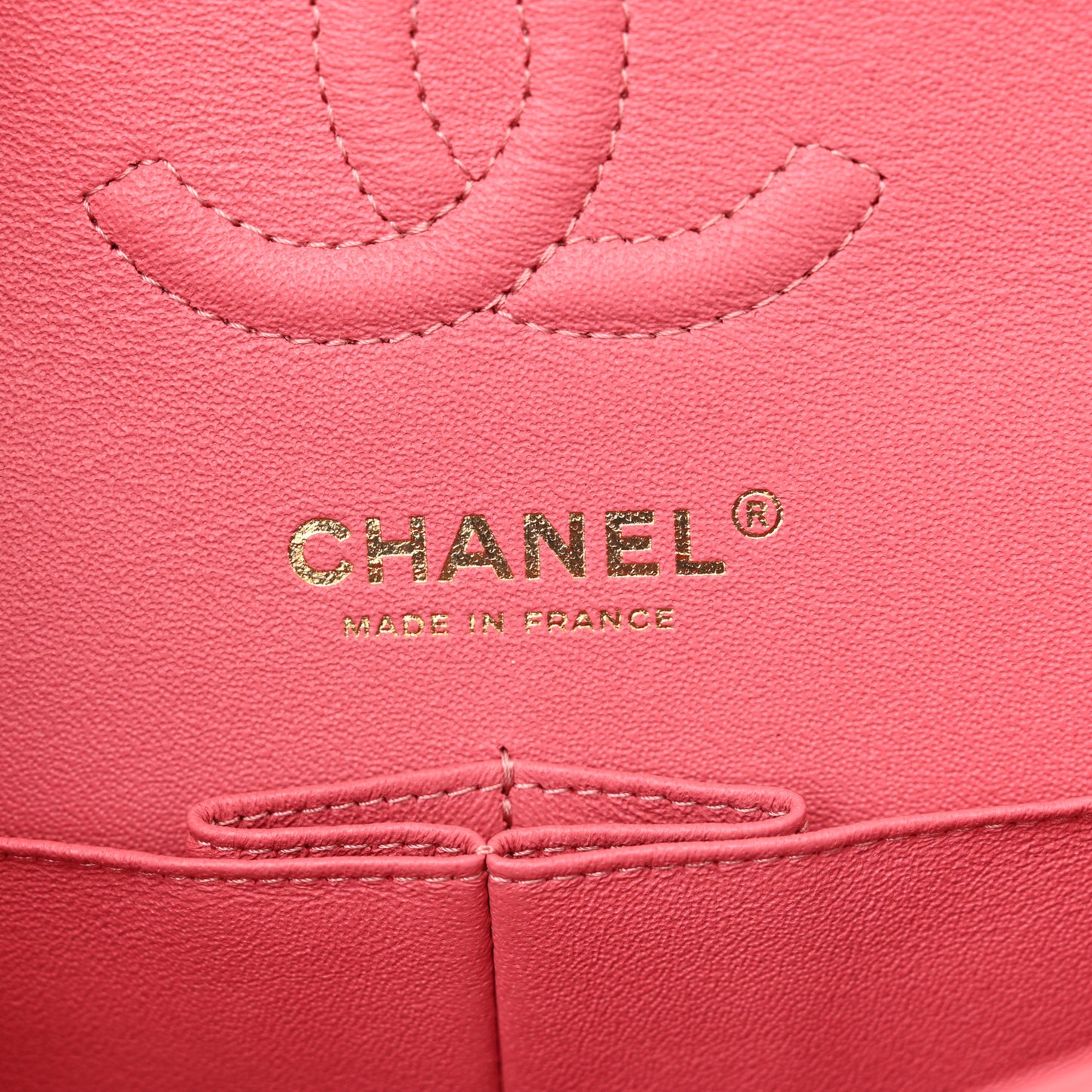 Caviar Quilted Small Double Flap Pink