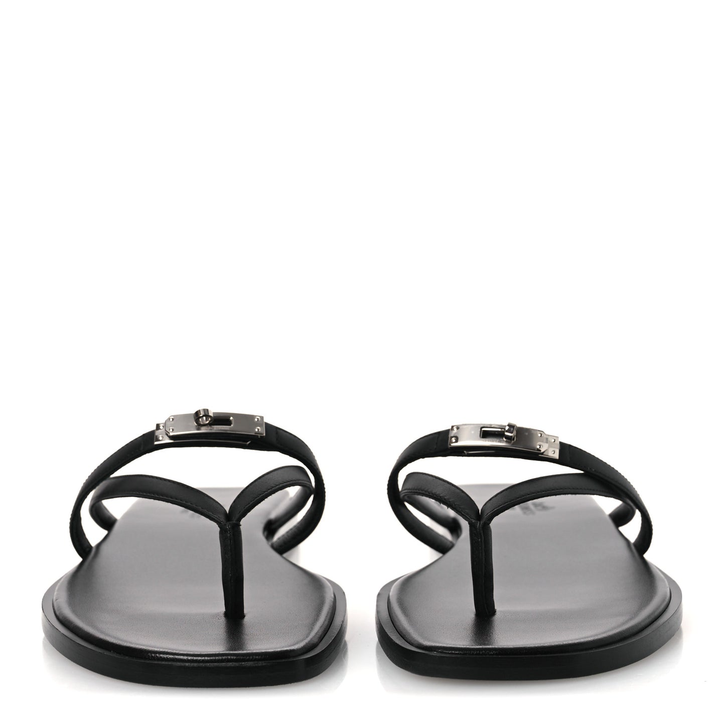 Calfskin Miss Sandals 37 Black