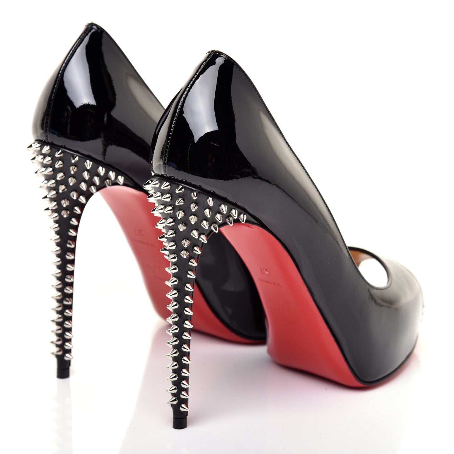 Patent New Very Prive Spikes 120 Pumps 37 Black