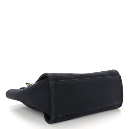 Chanel Mixed Fibers Small Deauville Tote Black 5 of 11
