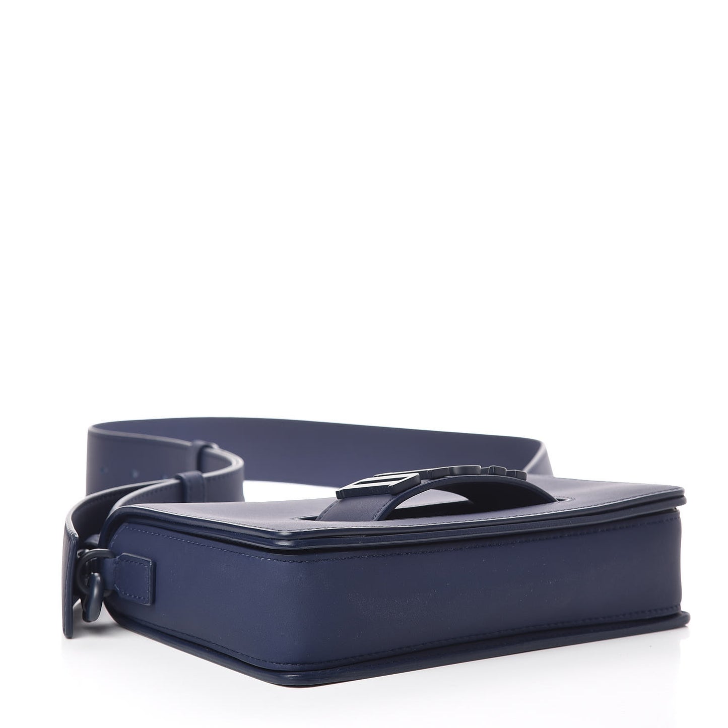 Ultra Matte Calfskin Dio(r)evolution Flap Bag Navy