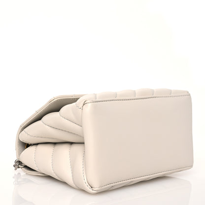 Off-White Calfskin Diagonal Quilted Jackhammer 19 Shoulder Bag White 4 of 16