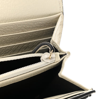 Gucci GG Supreme Monogram Flora Web Ophidia Continental Wallet White 10 of 10