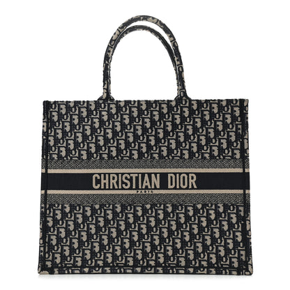 Christian Dior Oblique Book Tote Blue Multicolor 1 of 9