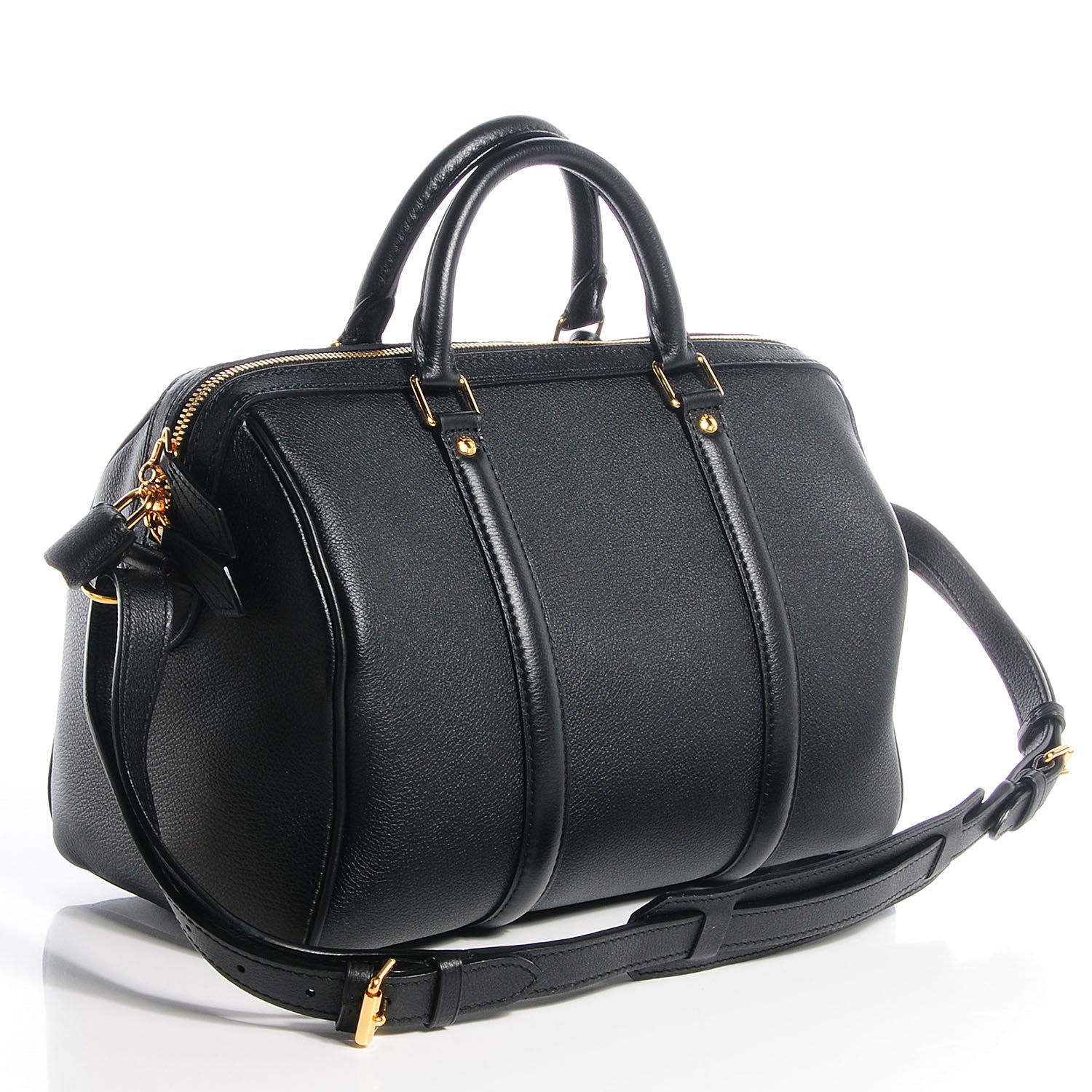 Louis Vuitton Calfskin SC Bag PM Black 3 of 8