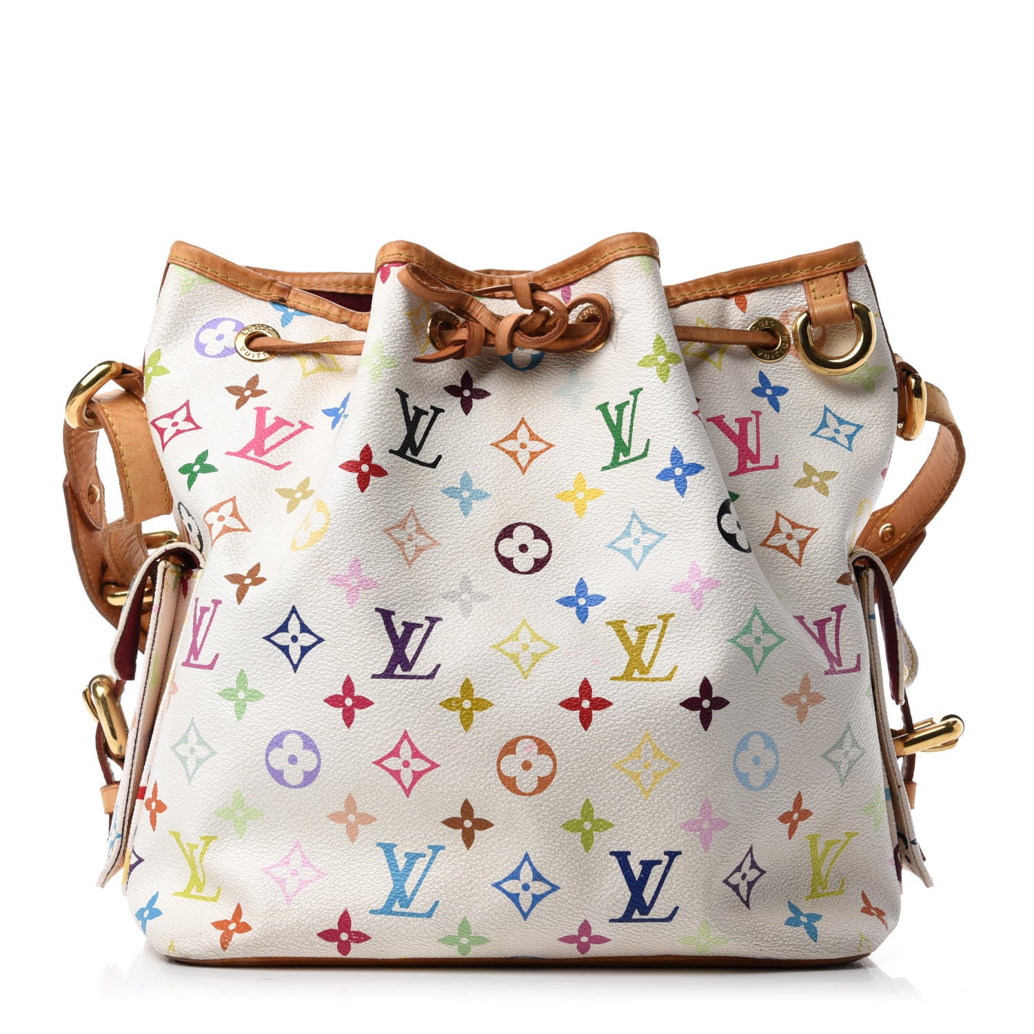 Louis Vuitton Monogram Multicolor Petit Noe White 1 of 15