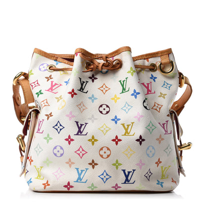 Louis Vuitton Monogram Multicolor Petit Noe White 1 of 15