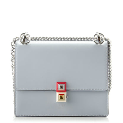 Fendi Vitello Liberty Studded Small Kan I Shoulder Bag Ardesia Multicolor 1 of 7