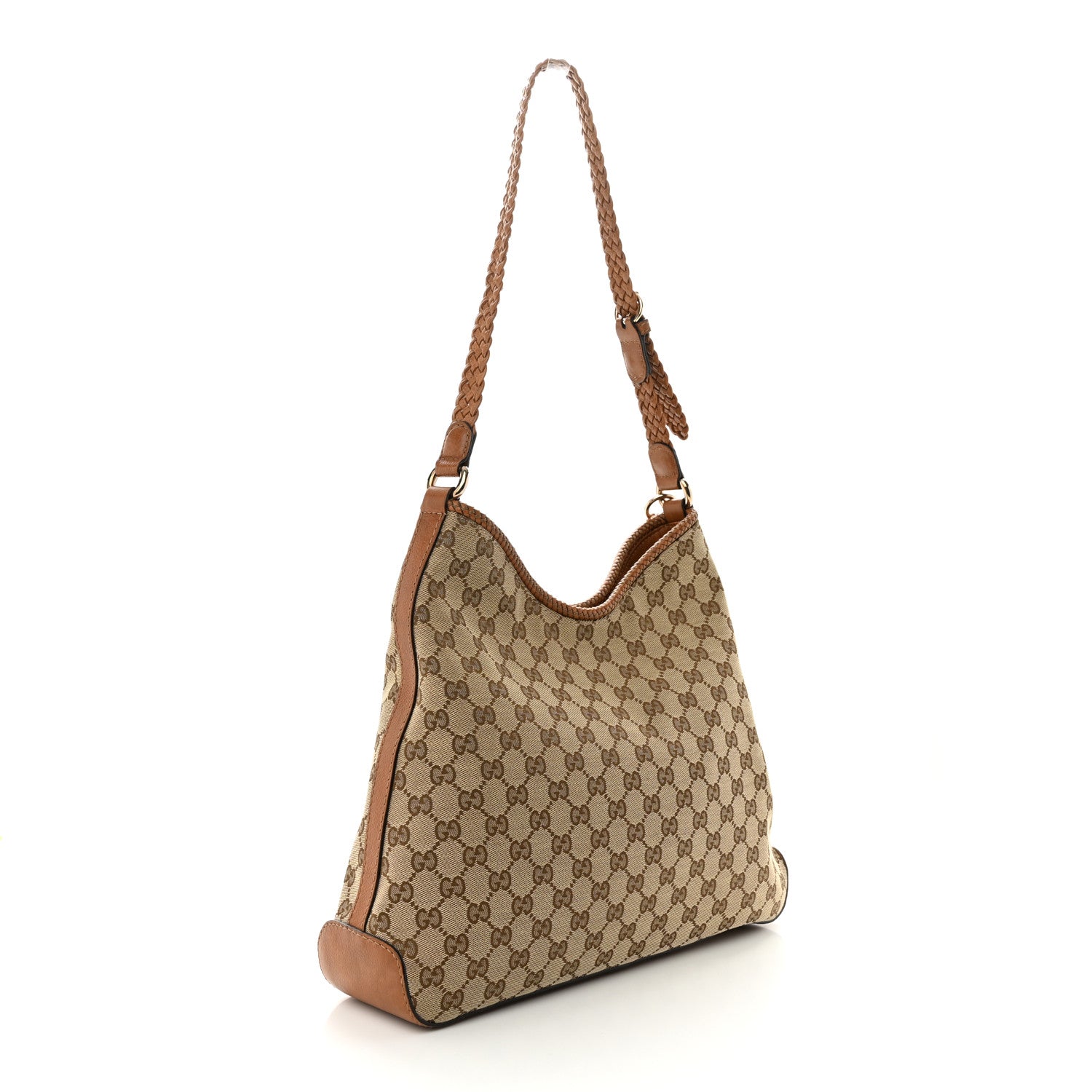 Gucci Monogram Medium Marrakech Hobo Camel 3 of 12