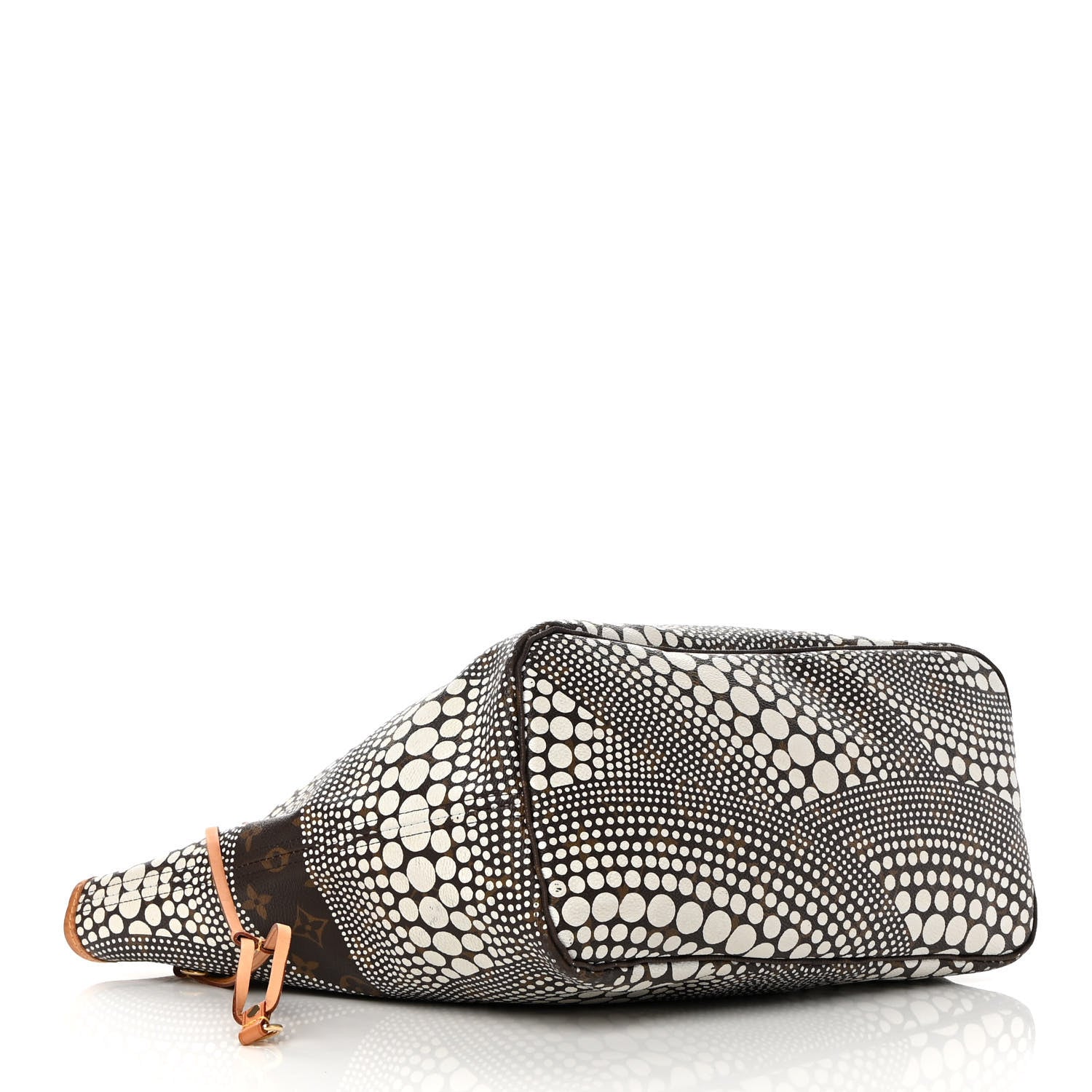 Louis Vuitton Monogram Kusama Waves Neverfull MM White 4 of 20