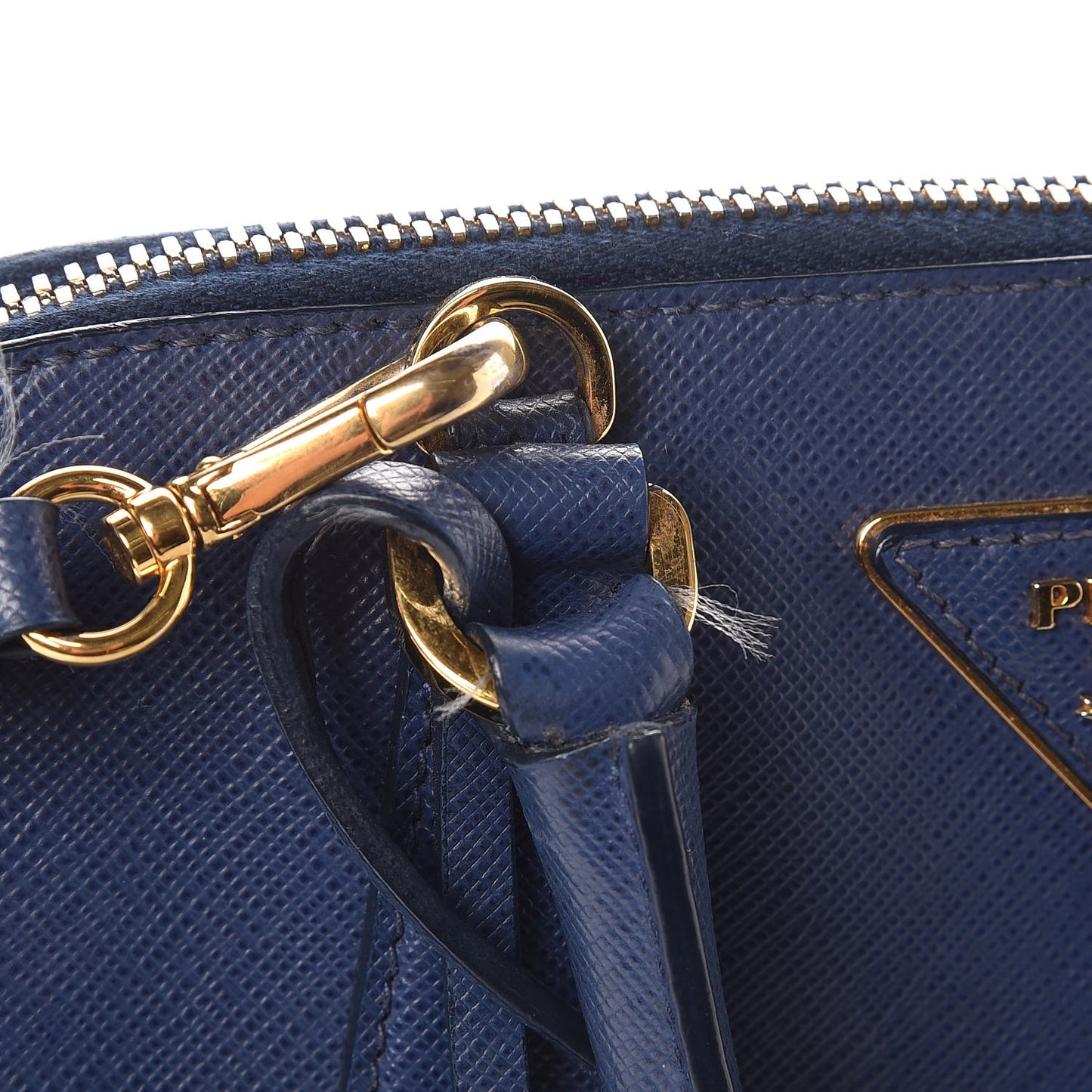 Saffiano Lux Small Promenade Tote Bluette
