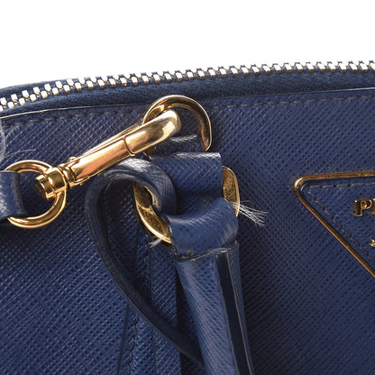 Prada Saffiano Lux Small Promenade Tote Bluette 8 of 17