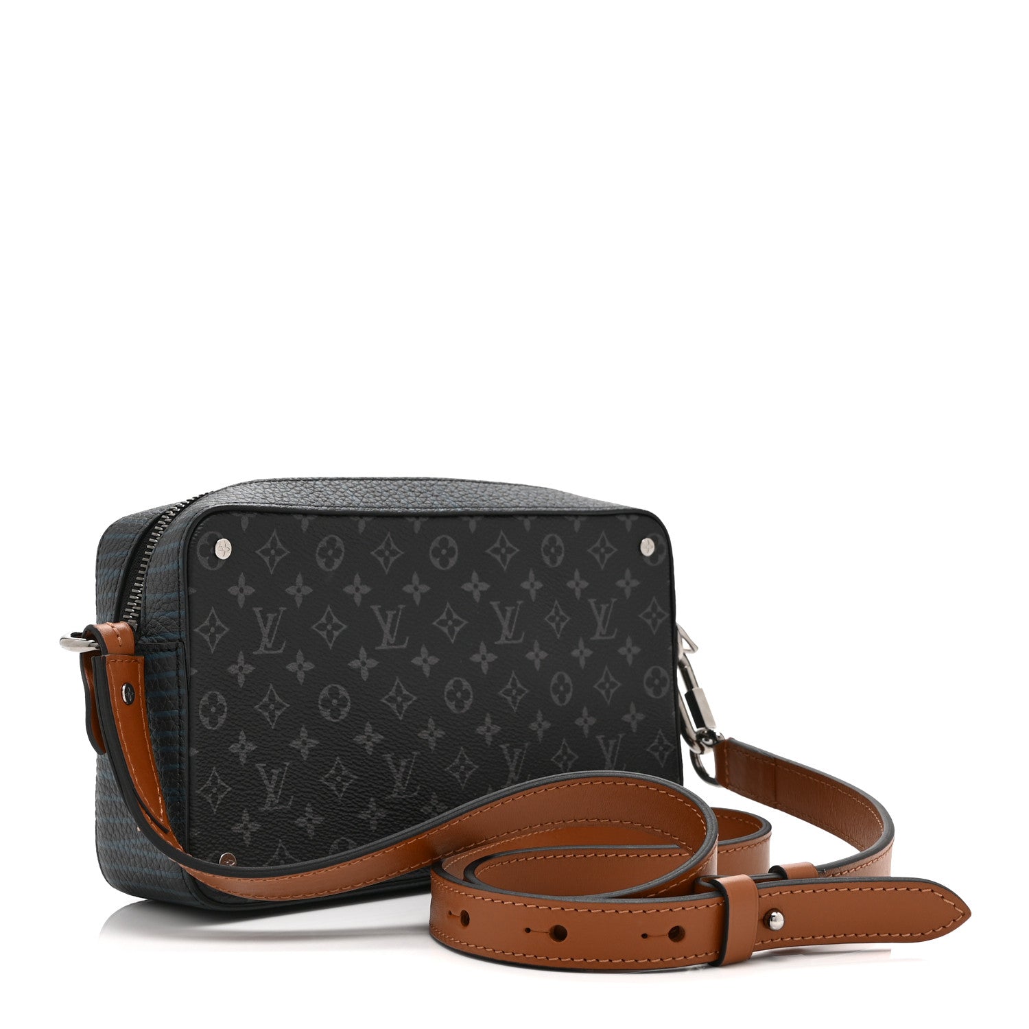 Louis Vuitton Monogram Eclipse Volga On Strap Crossbody Multicolor 3 of 9