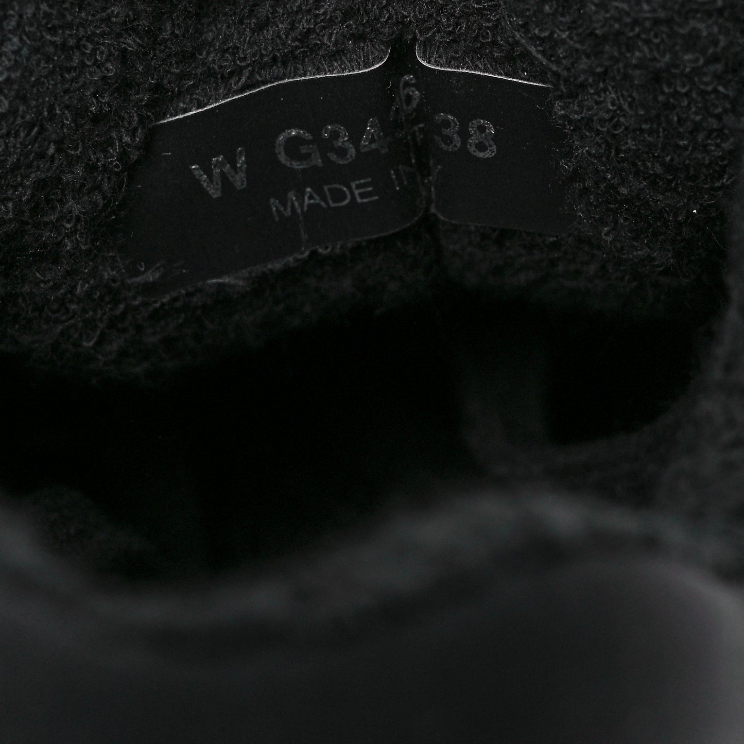 Nylon Calfskin Suede CC Sneakers 38 Black