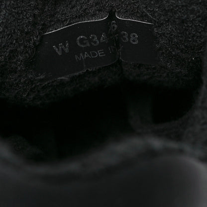 Chanel Nylon Calfskin Suede CC Sneakers 38 Black 8 of 9