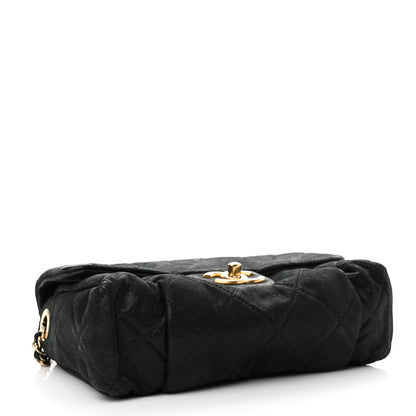 Chanel Iridescent Calfskin Quilted Small Chic Quilt Flap Black 4 of 13