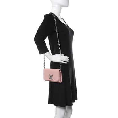 Louis Vuitton Epi Twist Chain Wallet Rose Ballerine 2 of 13