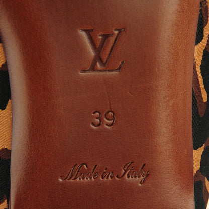 Louis Vuitton Leopard Print Savanna Flat Thong Sandals 39 Moka 7 of 7