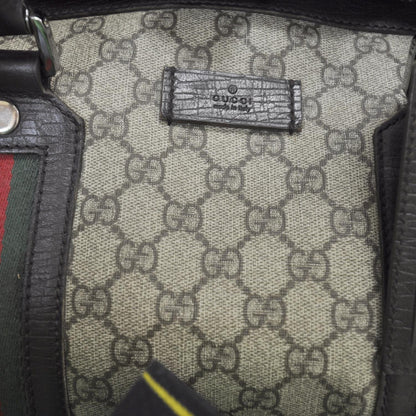 Gucci Monogram Large Web Carry On Duffle Bag 9 of 9
