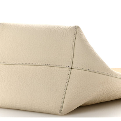 The Row Grained Calfskin Medium N/S Park Tote Ivory 9 of 10