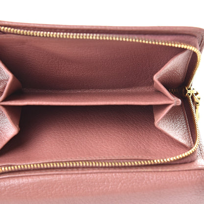 Miu Miu Goatskin Madras Flap Wallet Antico 6 of 16