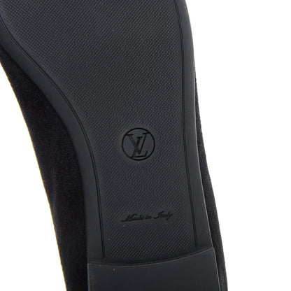 Louis Vuitton Suede Monogram Uniformes Ballet Flats 39 Black 9 of 10