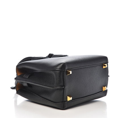 MCM Grained Calfskin Mini Milla Tote Black 3 of 11