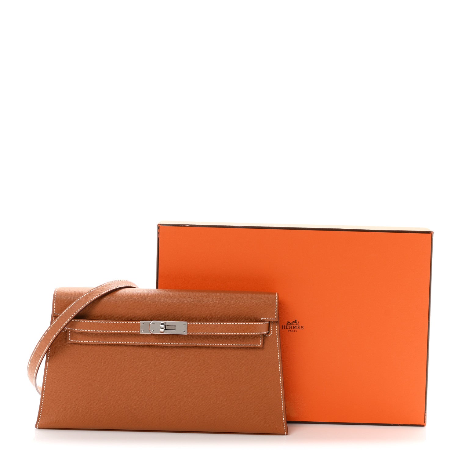 Hermes Madame Calfskin Kelly Elan Gold 11 of 11