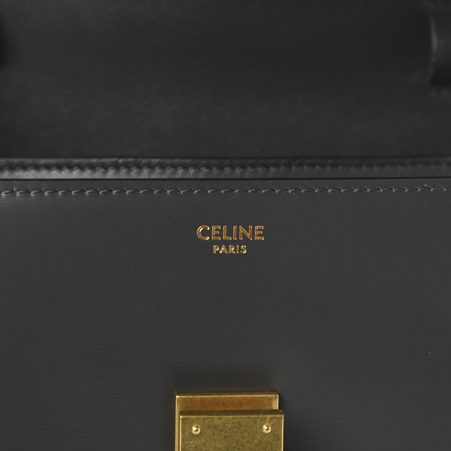 Celine Box Calfskin Teen Classic Box Flap Bag Anthracite 7 of 9