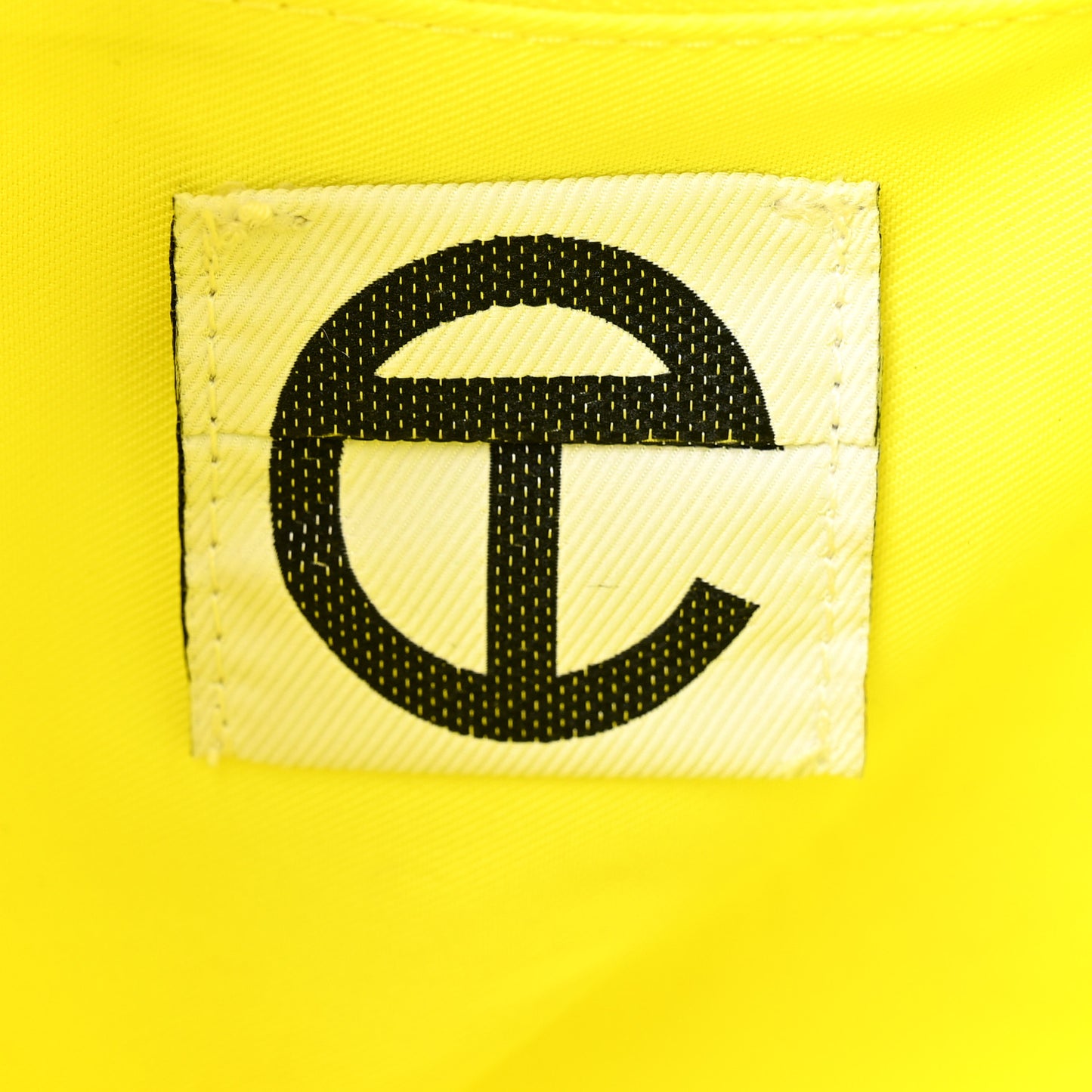 Vegan Leather Medium Shopping Bag Highlighter Yellow